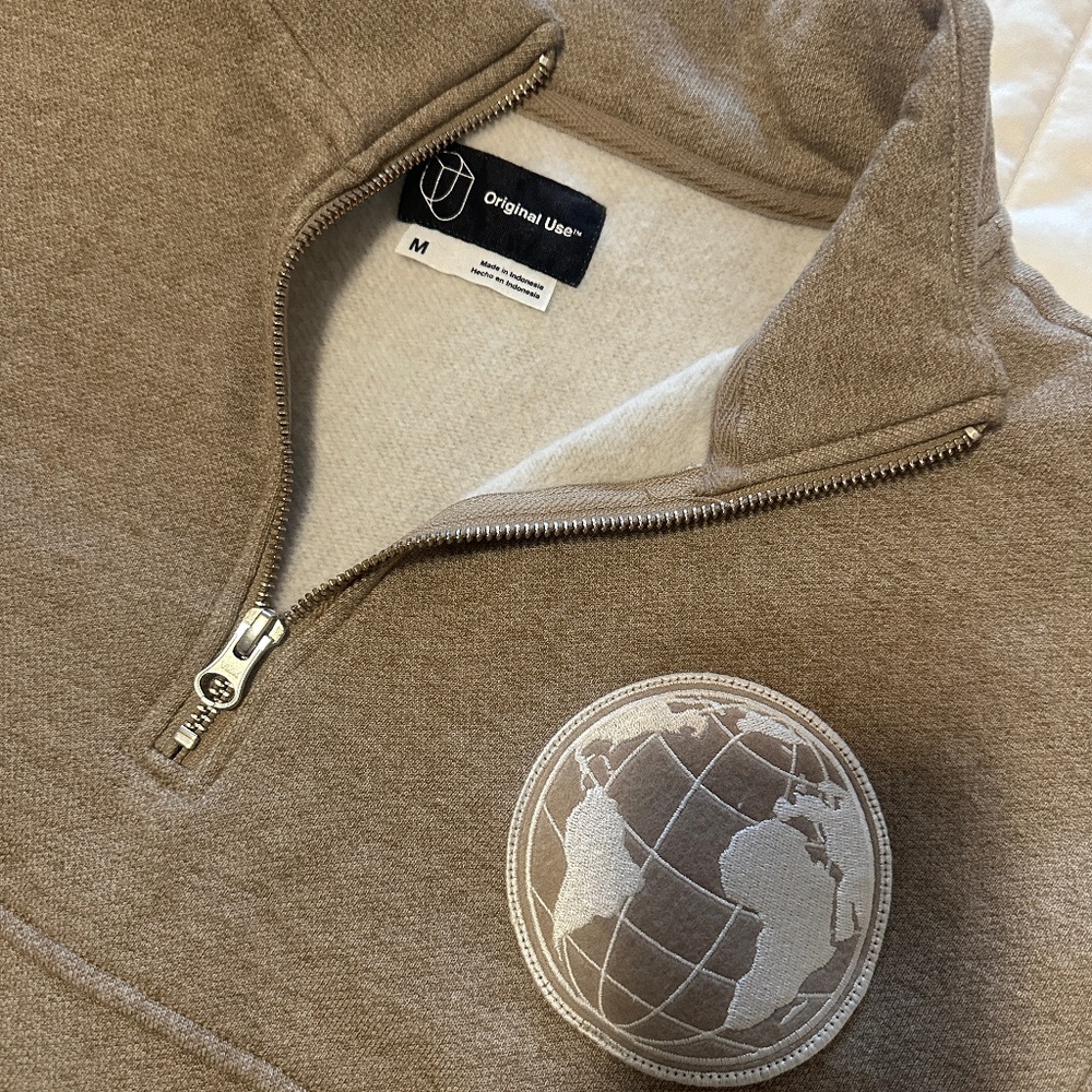 Men's 1/4 Zip-Up Sweatshirt